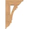 Ekena Millwork Merced Traditional Smooth Bracket w/ Offset Brace, Western Red Cedar, 7 1/2"W x 20"D x 32"H BKT0806X20X32MRC01SWR - alternate 4